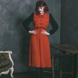 Lively Ghosts Scream Queen Two Piece Set